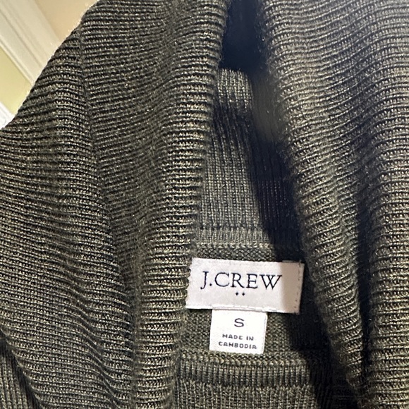 J. Crew Olive Green Turtleneck Sweater for Women - Picture 2 of 4